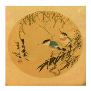 李崇山国画作品《【翠柳迎春】作者李崇山》价格1920.00元