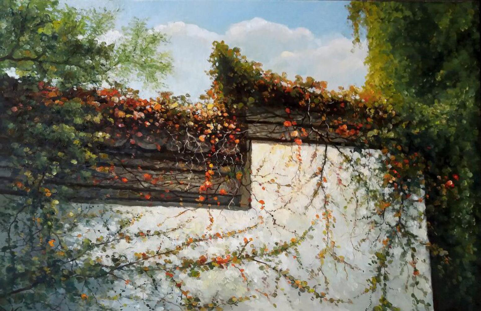 高剑峰油画作品《【扬州小景】作者高剑峰》【图0】