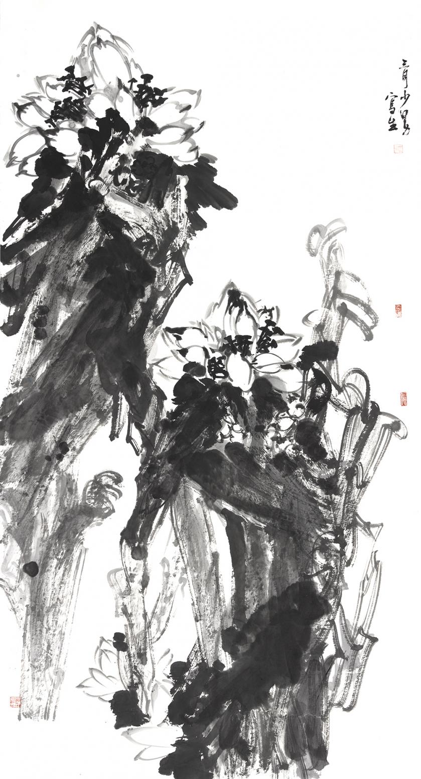 范少男国画作品《【佛手人心】作者范少男》【图0】