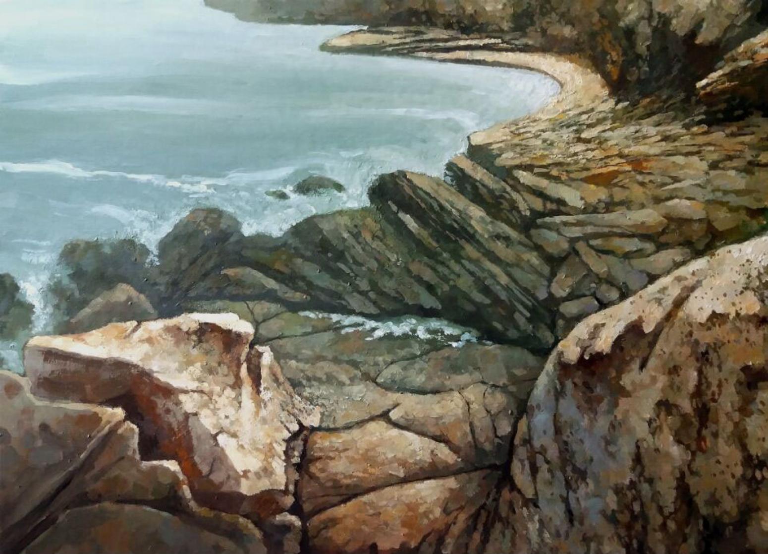 高剑峰油画作品《【乱石穿空】作者高剑峰》【图0】