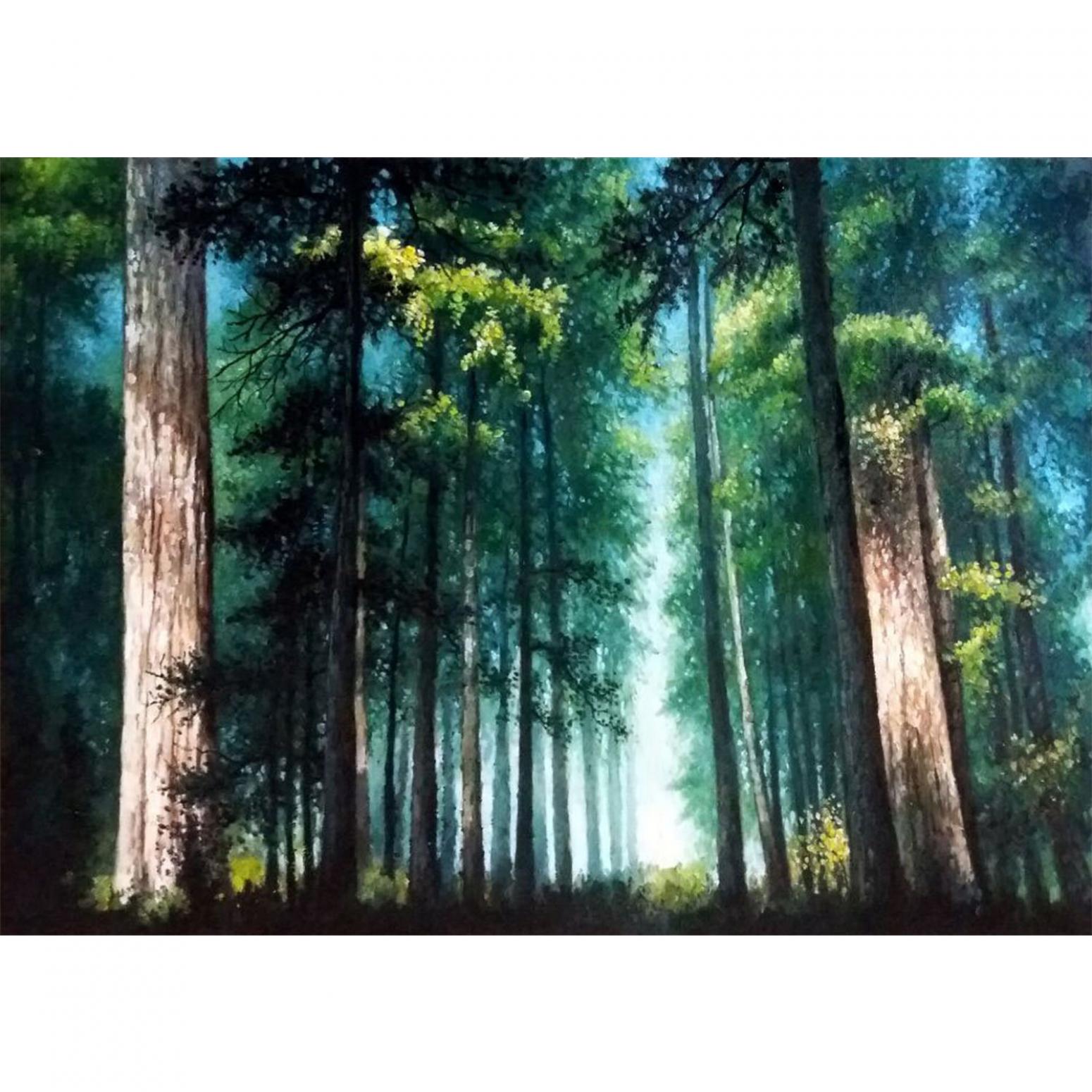 高剑峰油画作品《【晨曦】作者高剑峰》