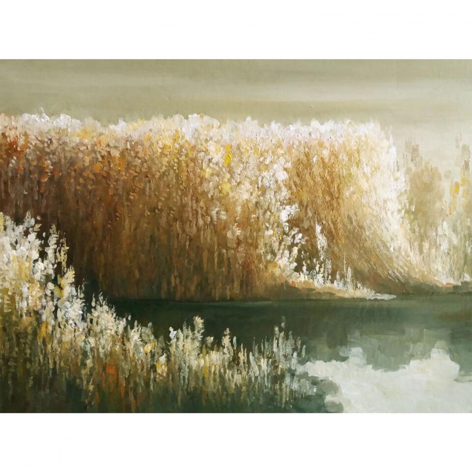 高剑峰油画作品《【秋高气爽】作者高剑峰》