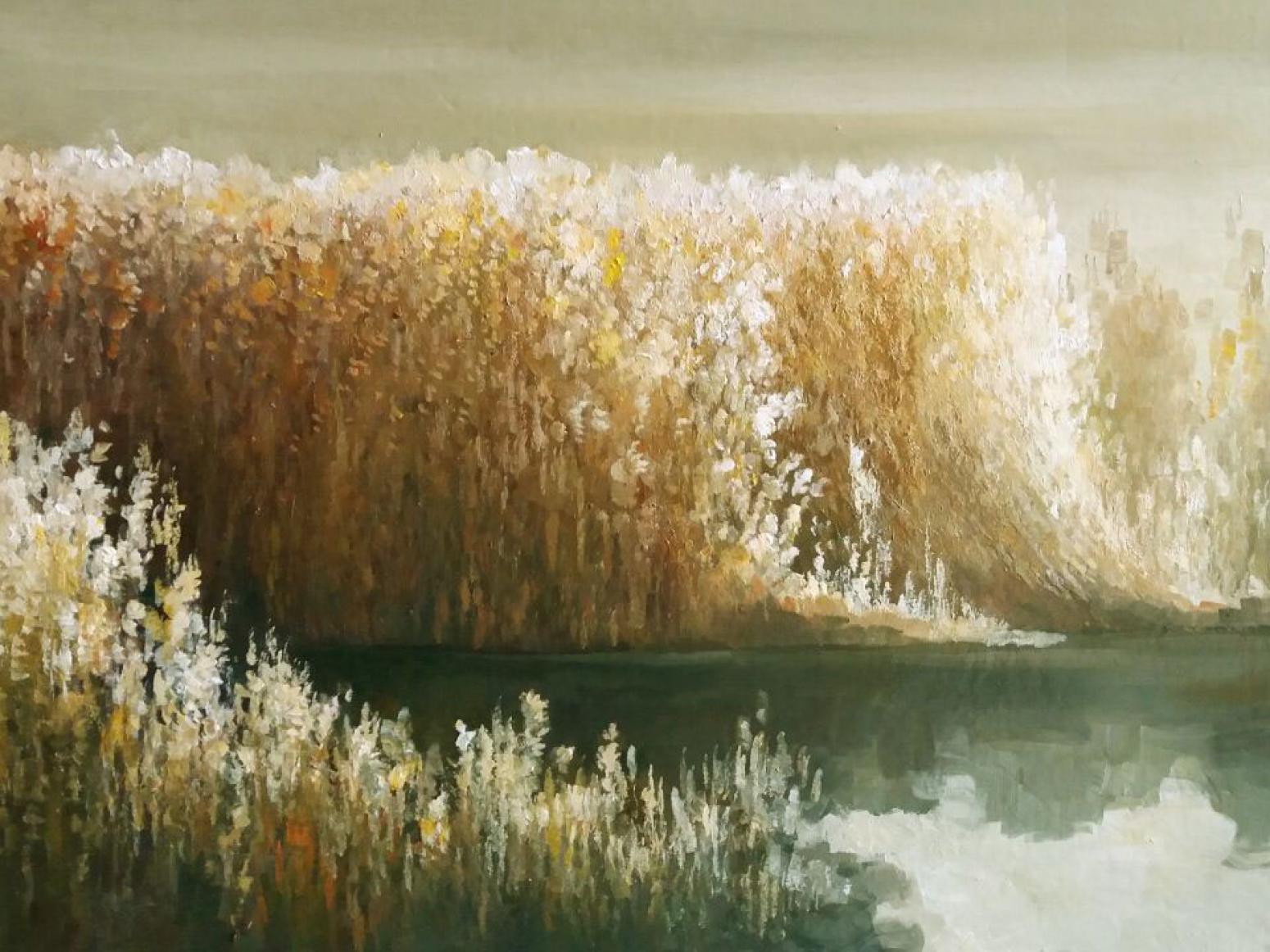 高剑峰油画作品《【秋高气爽】作者高剑峰》【图0】