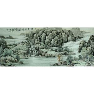 艺术品图片：艺术家陈庆明国画作品名称《【溪至家园】作者陈庆明》价格9600.00 元