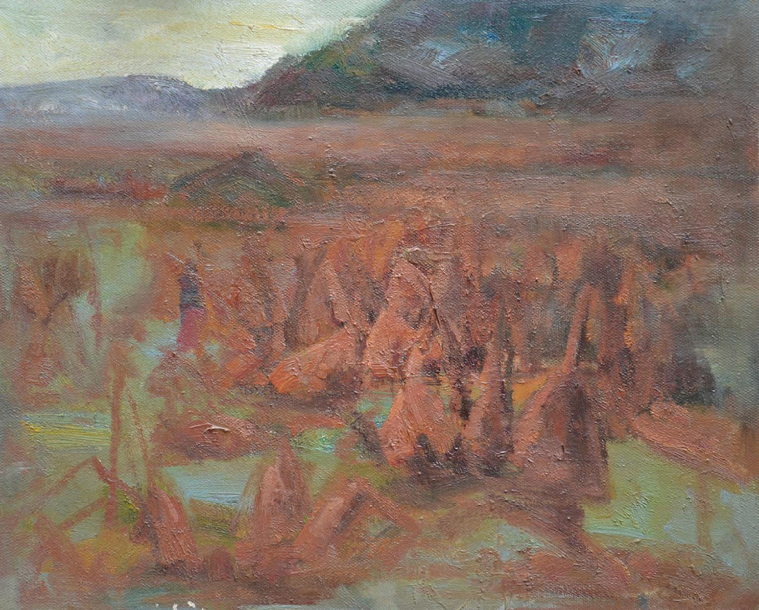 胡静油画作品《【暖风一】作者胡静》【图0】