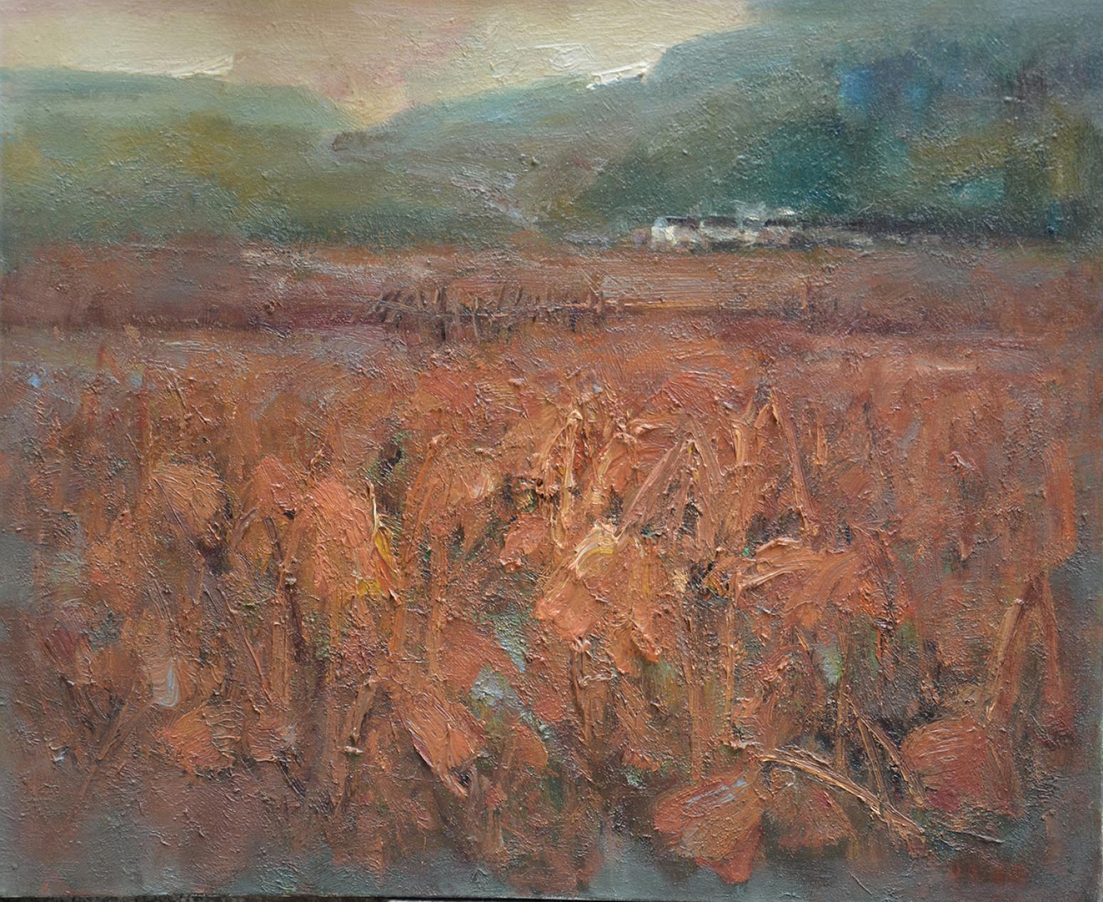 胡静油画作品《【暖风二】作者胡静》【图0】