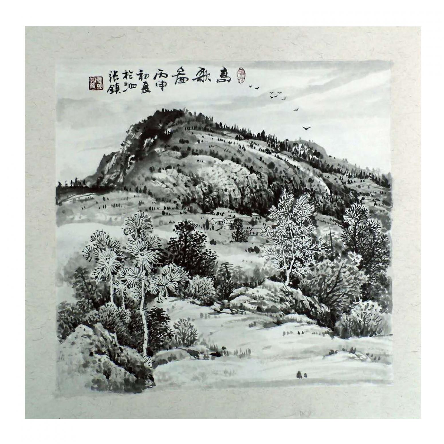 国画作品|【莺歌图】作者陈庆明|陈庆明_兴