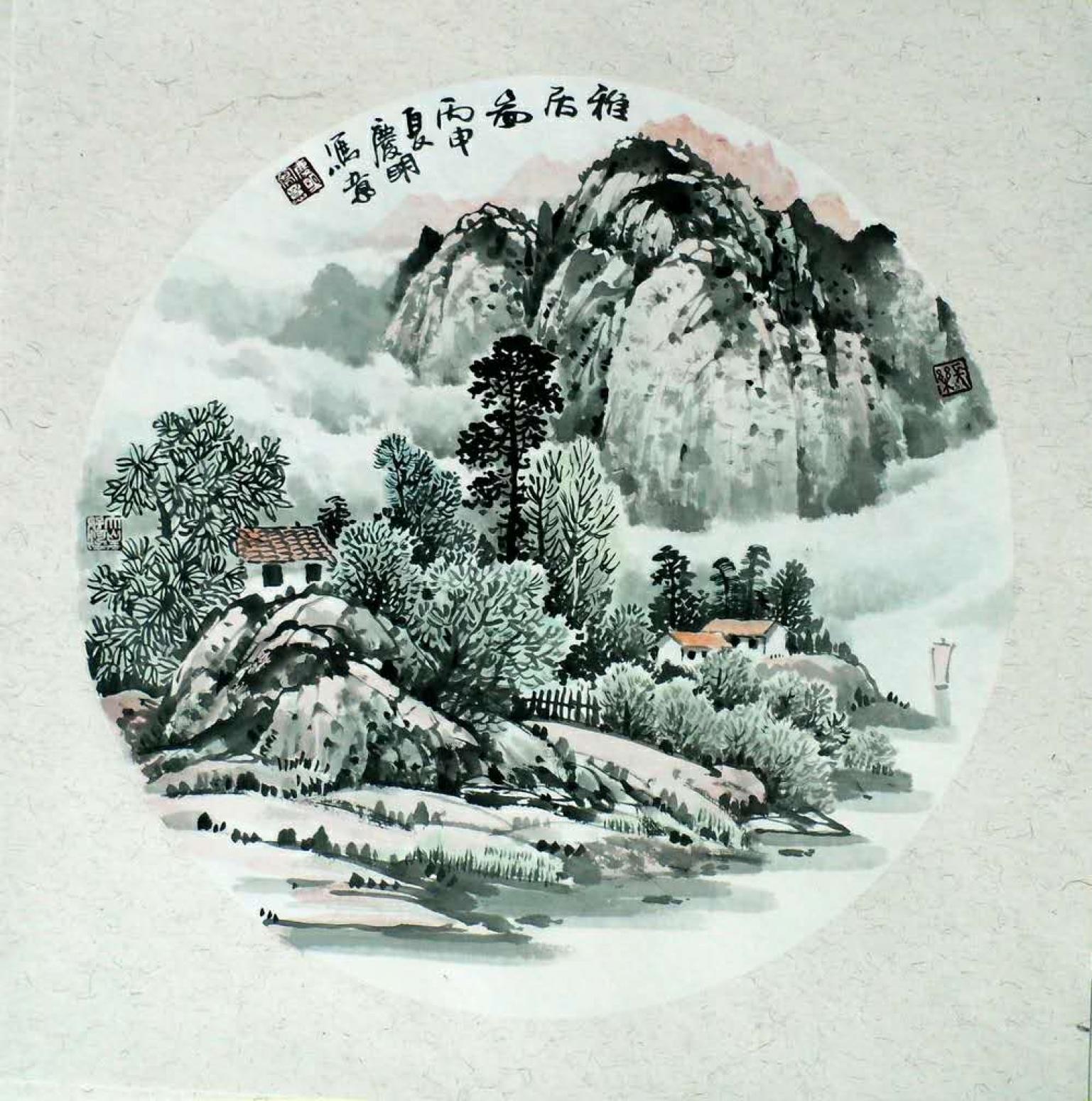 陈庆明国画作品《【雅居图】作者陈庆明》【图0】