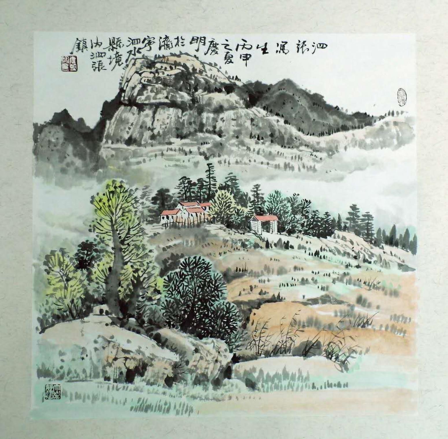 陈庆明国画作品《【一望无野】作者陈庆明》【图0】