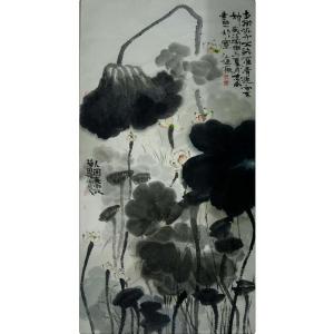 郭志威国画作品《【梦莲】作者郭志威》价格1200.00元