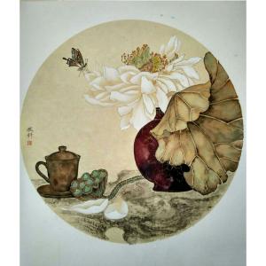 傅斌科国画作品《【莲】作者傅斌科》价格960.00元