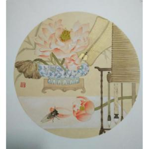 傅斌科国画作品《【莲】作者傅斌科》价格960.00元