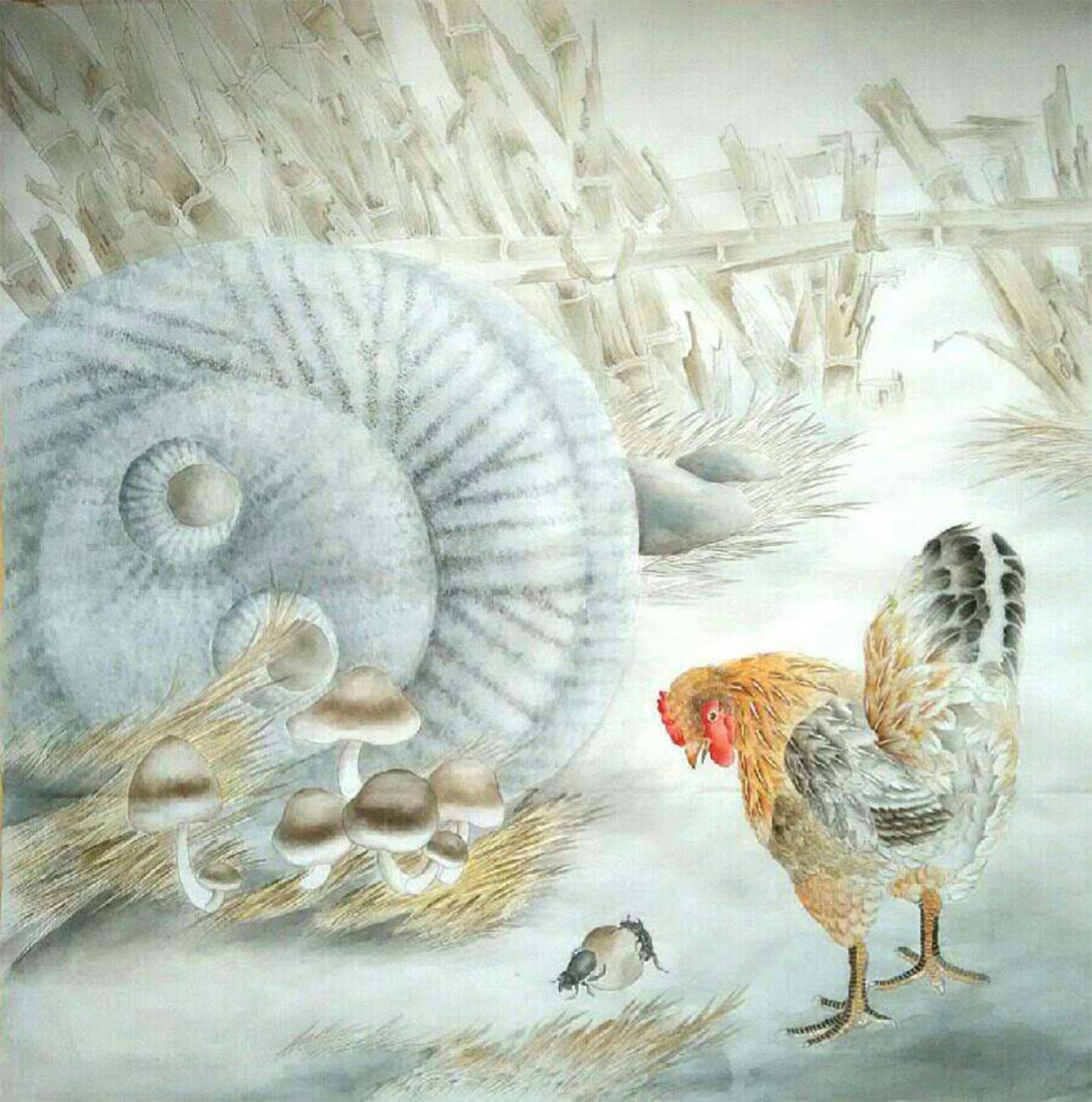 傅斌科国画作品《【昆虫记】作者傅斌科》【图0】