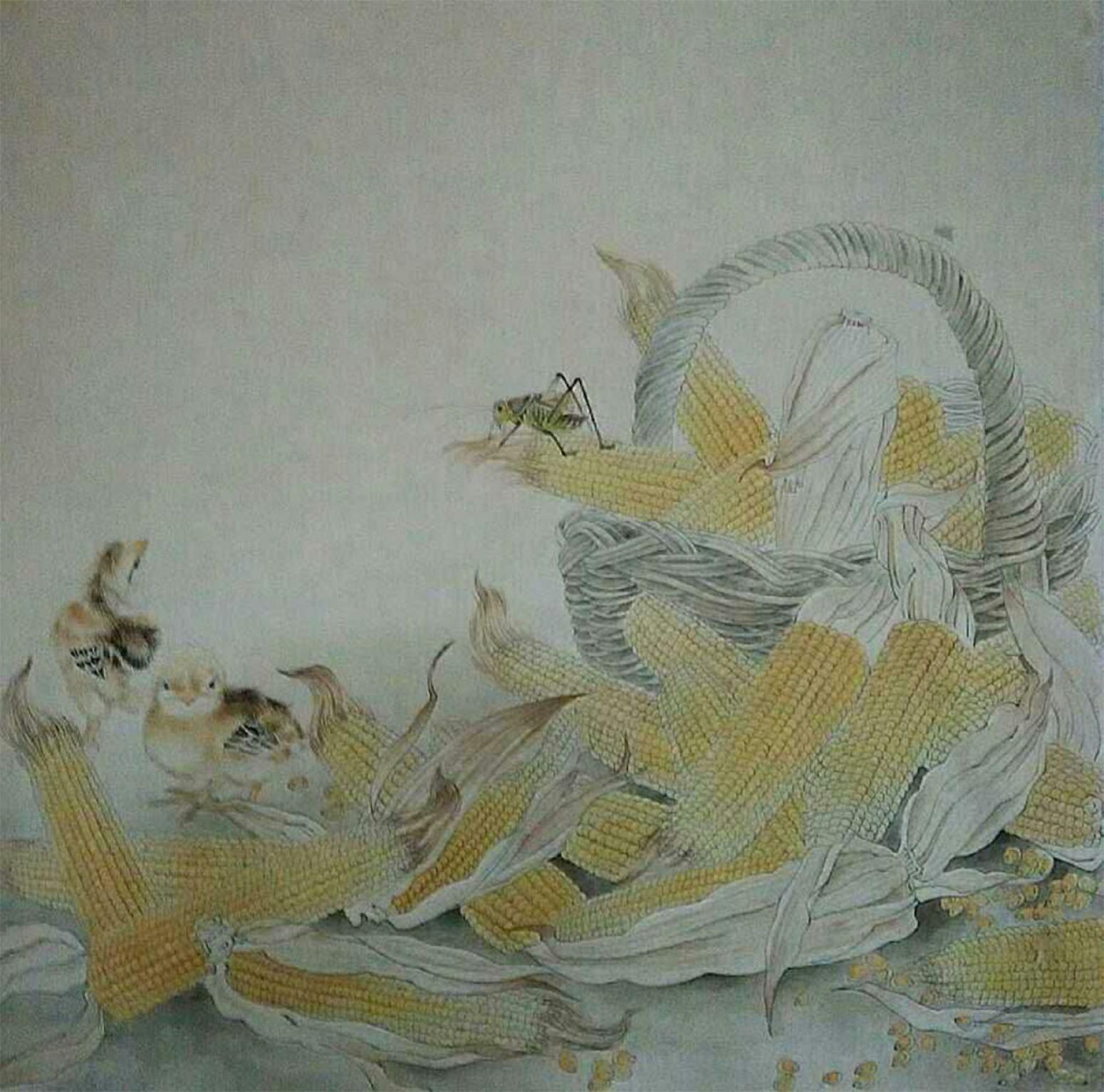 傅斌科国画作品《【昆虫记】作者傅斌科》【图0】