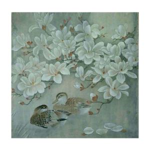 傅斌科国画作品《【鸳鸯图】作者傅斌科》价格1920.00元