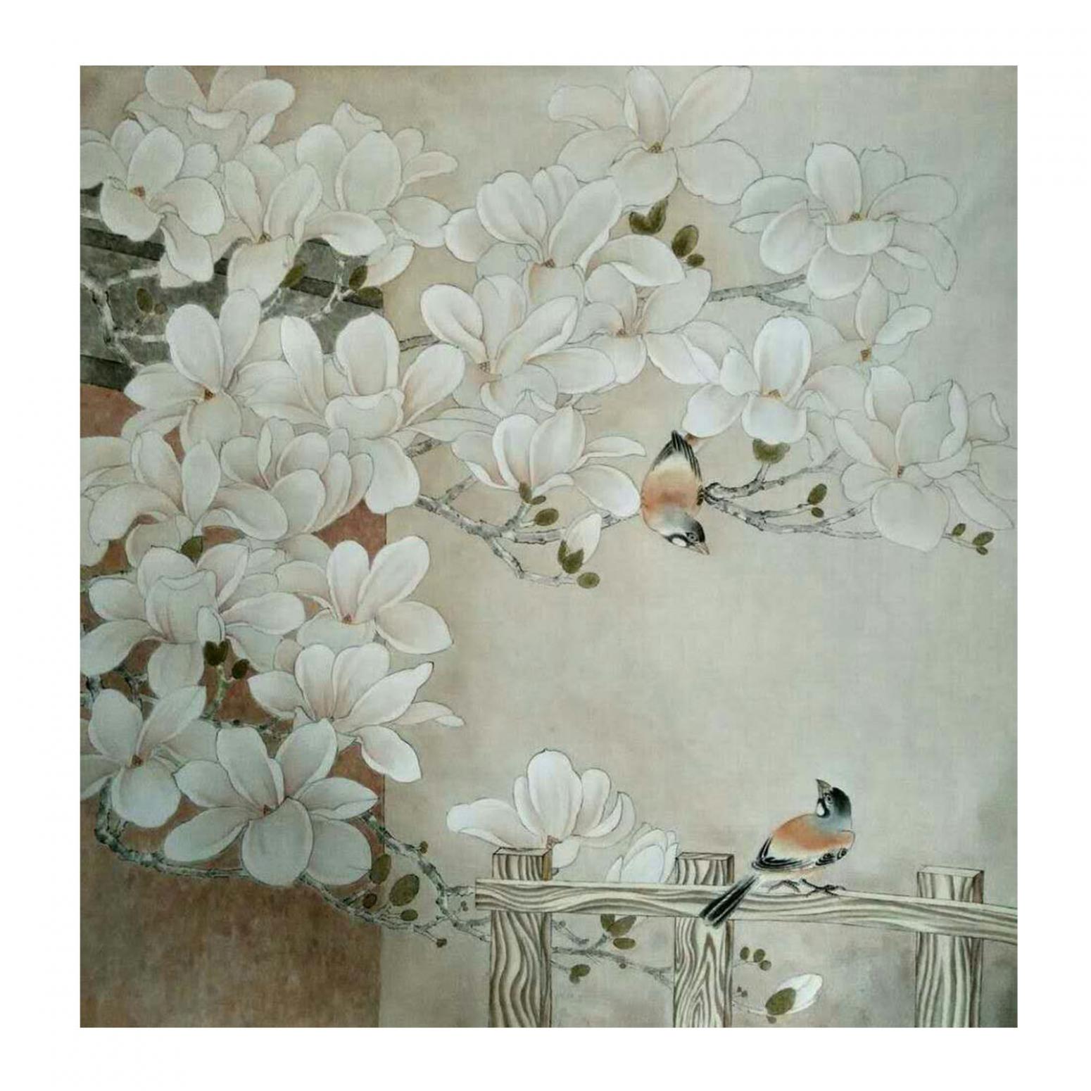 傅斌科国画作品《【花鸟】作者傅斌科》