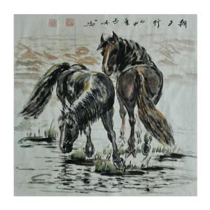 艺术品图片：艺术家邵西安国画作品名称《【朝夕行】作者邵西安》价格3840.00 元