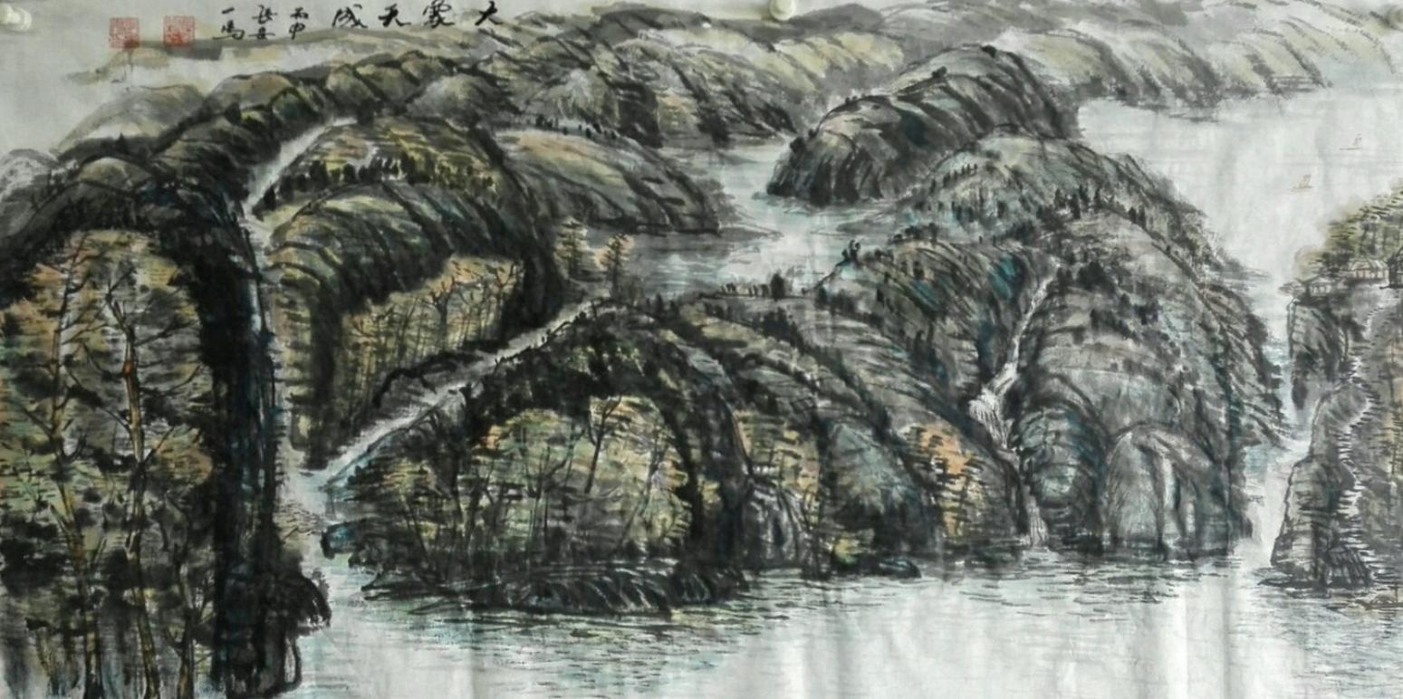 邵西安国画作品《【大象天成】作者邵西安》【图0】