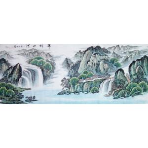 艺术品图片：艺术家韦杰球国画作品名称《【高山流水50】作者韦杰球》价格720.00 元