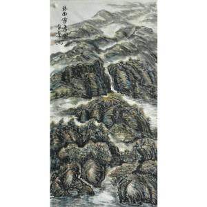 艺术品图片：艺术家邵西安国画作品名称《【终南灵秀图】作者邵西安》价格7680.00 元