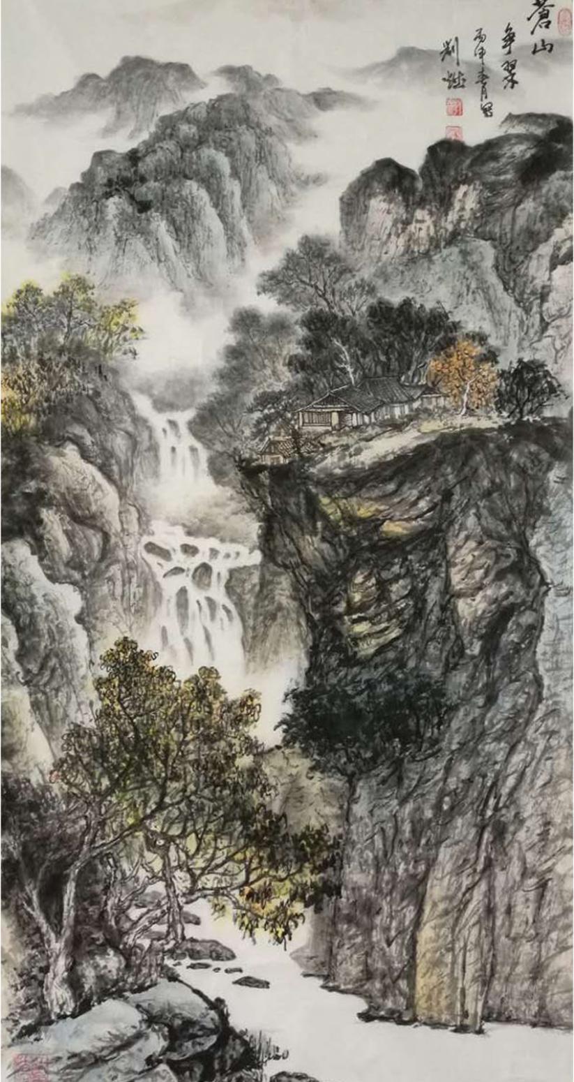刘燃国画作品《【苍山】作者刘燃》【图0】