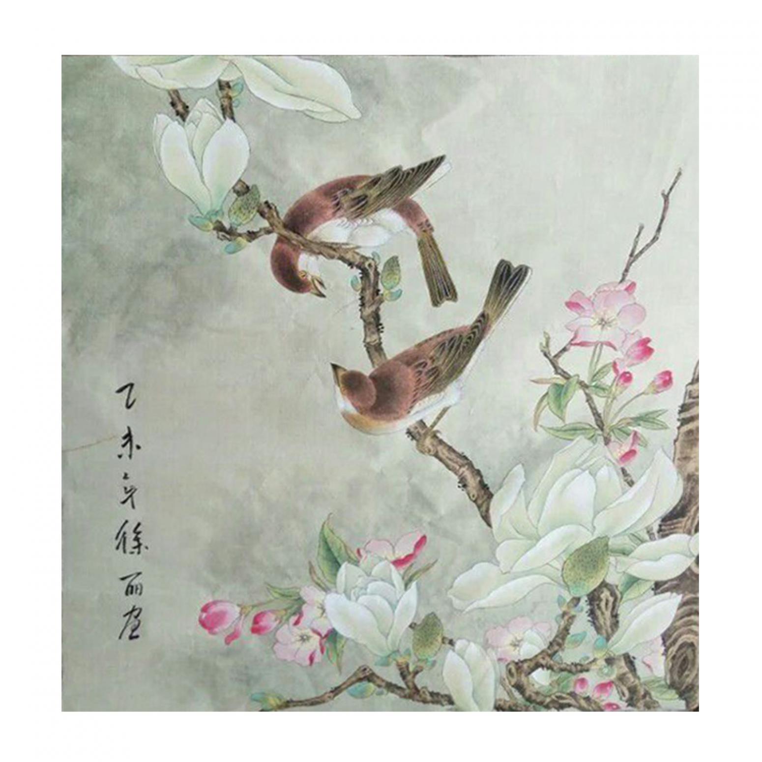 林丽姐国画作品《【花枝翘】作者林丽姐》