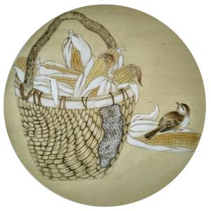 傅斌科国画作品《【丰收】作者傅斌科》价格960.00元