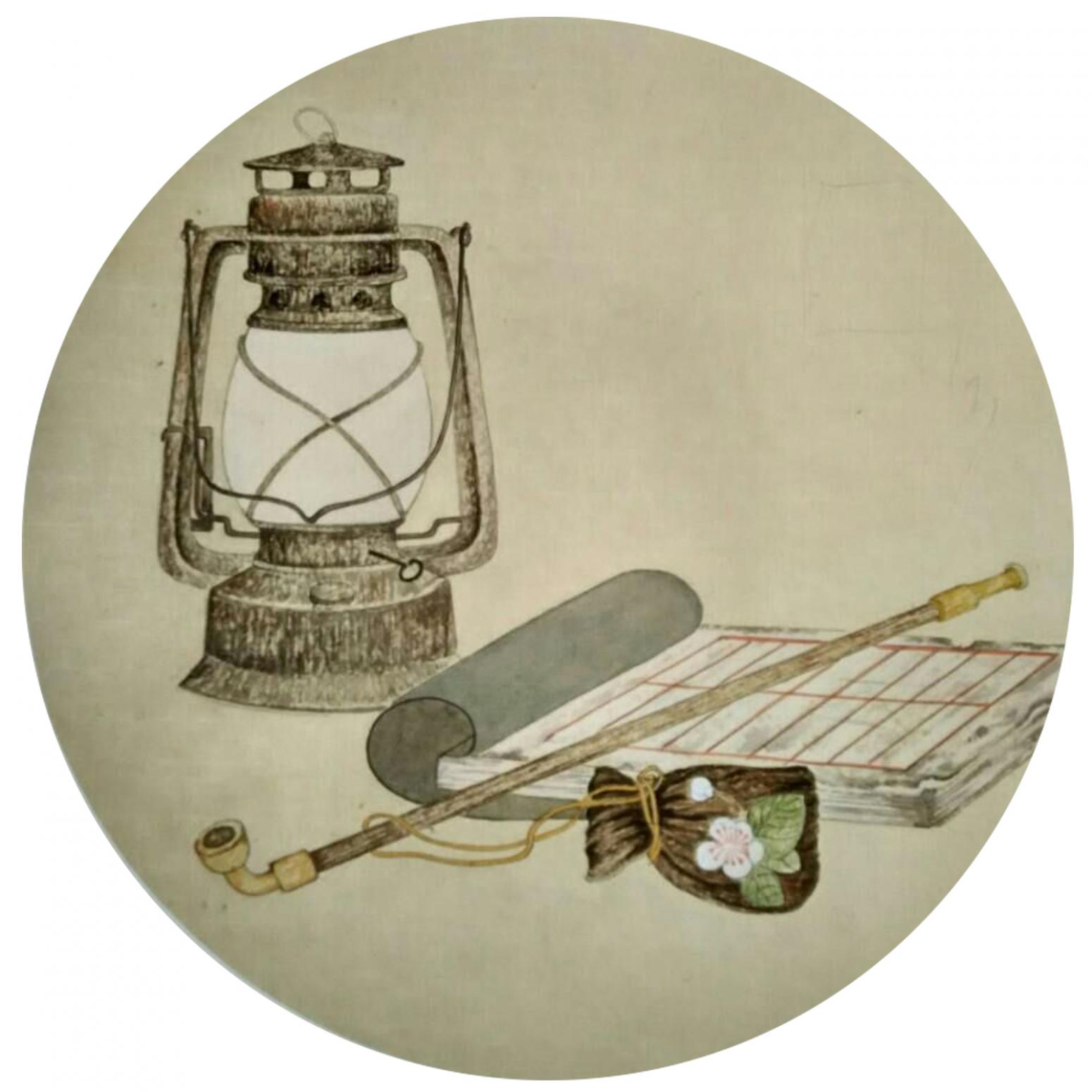 傅斌科国画作品《【灯】作者傅斌科》