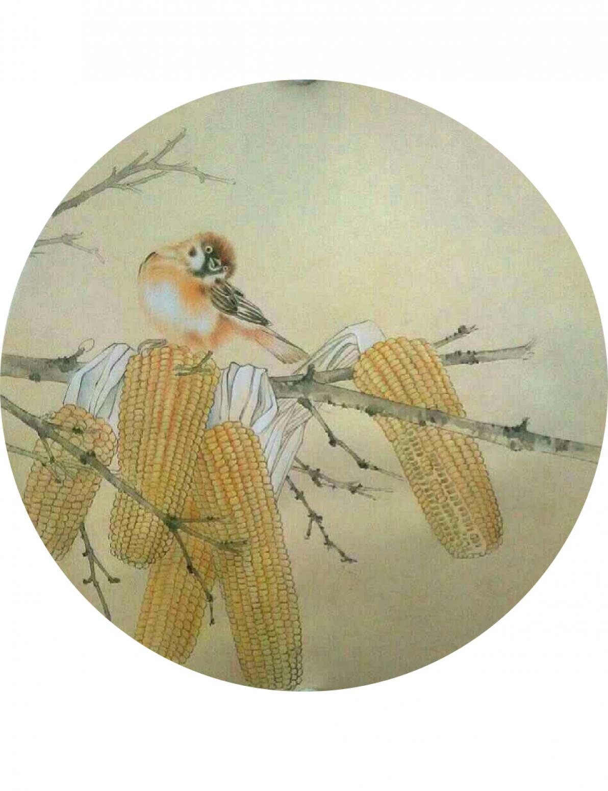 傅斌科国画作品《【秋收】作者傅斌科》【图0】