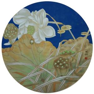 傅斌科国画作品《【荷】作者傅斌科》价格960.00元