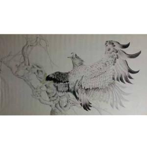 艺术品图片：艺术家杨国钧国画作品名称《【老鹰】作者杨国钧》价格136080.00 元