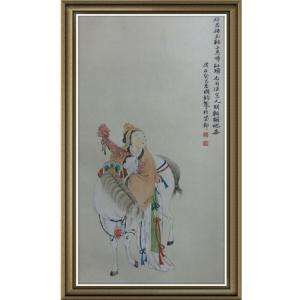 艺术品图片：艺术家杨国钧国画作品名称《【昭君出塞】作者杨国钧》价格40560.00 元