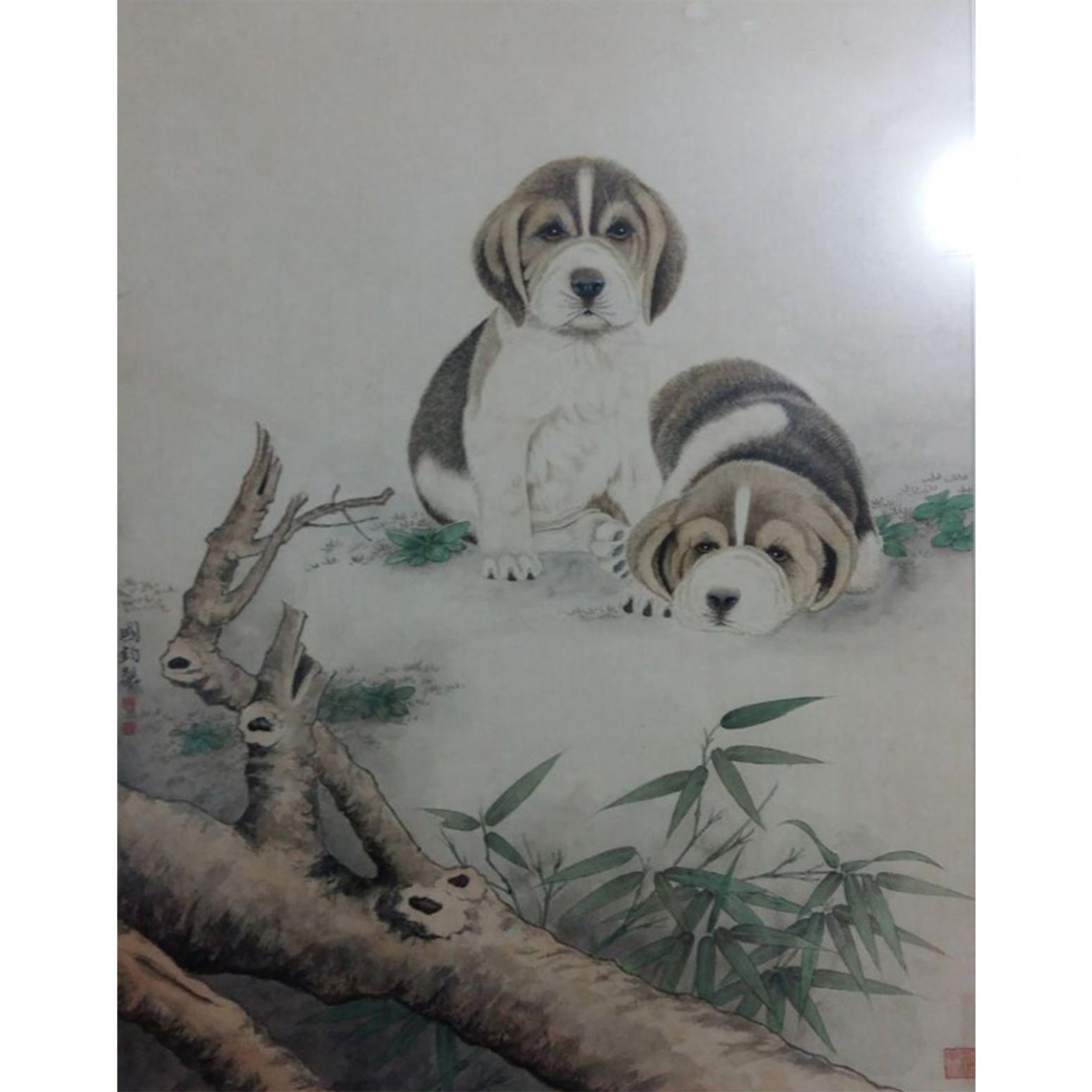 杨国钧文玩杂项作品《【可爱狗】作者杨国钧》