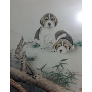 艺术品图片：艺术家杨国钧文玩杂项作品名称《【可爱狗】作者杨国钧》价格40560.00 元