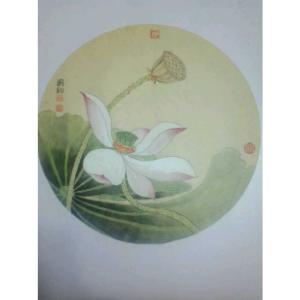艺术品图片：艺术家杨国钧国画作品名称《【荷花】作者杨国钧》价格9360.00 元