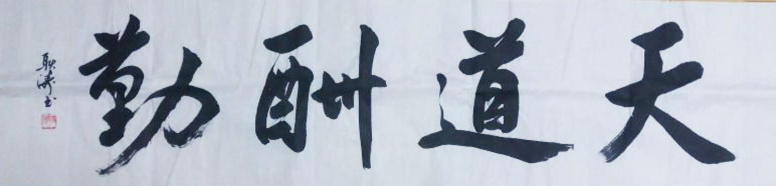 耿涛书法作品《【天道酬勤】作者耿涛》【图0】