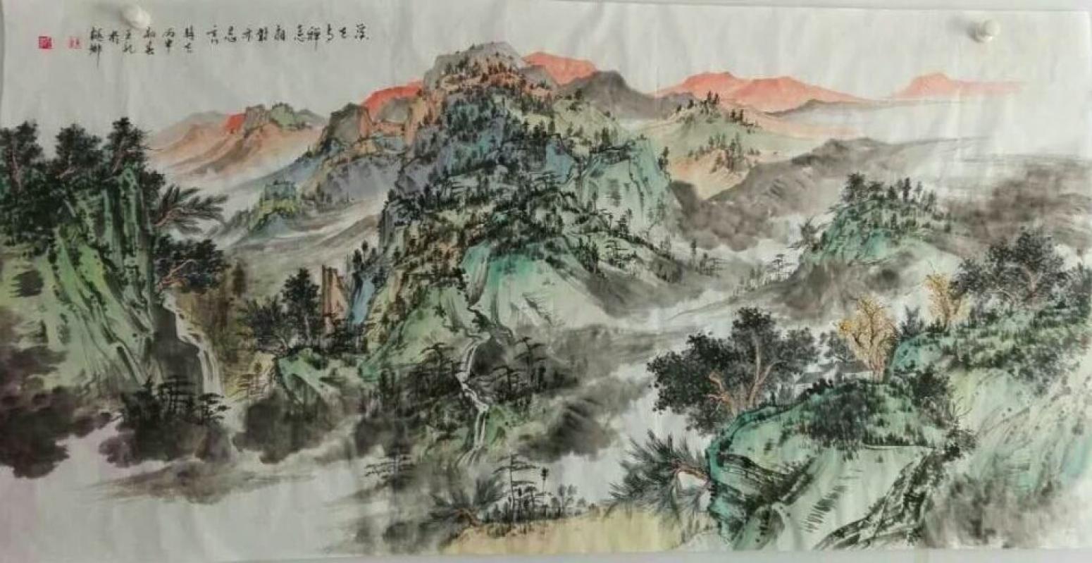 陈亚龙国画作品《【山水7】作者陈亚龙》【图0】
