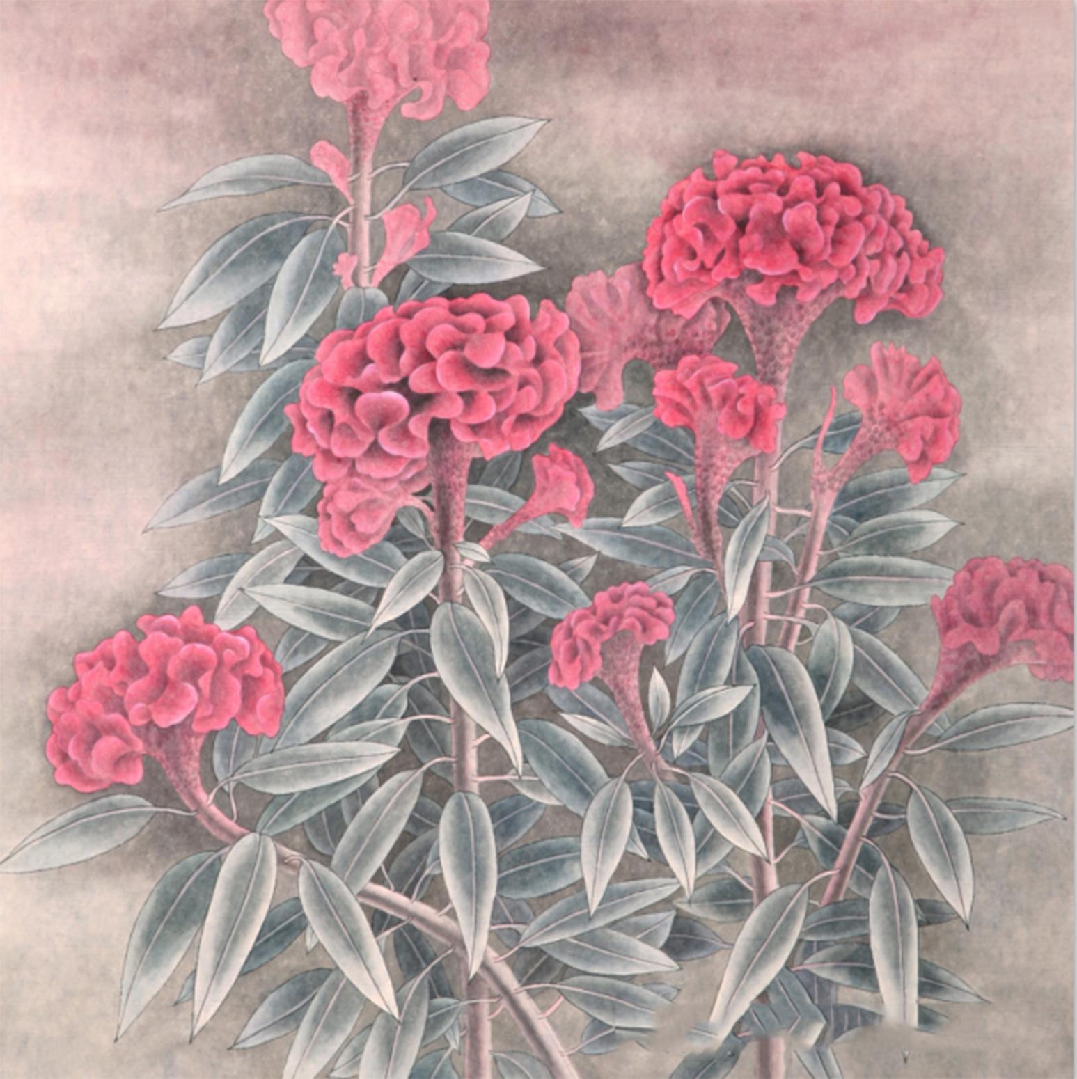 鞠国文国画作品《【花】作者鞠国文》【图0】