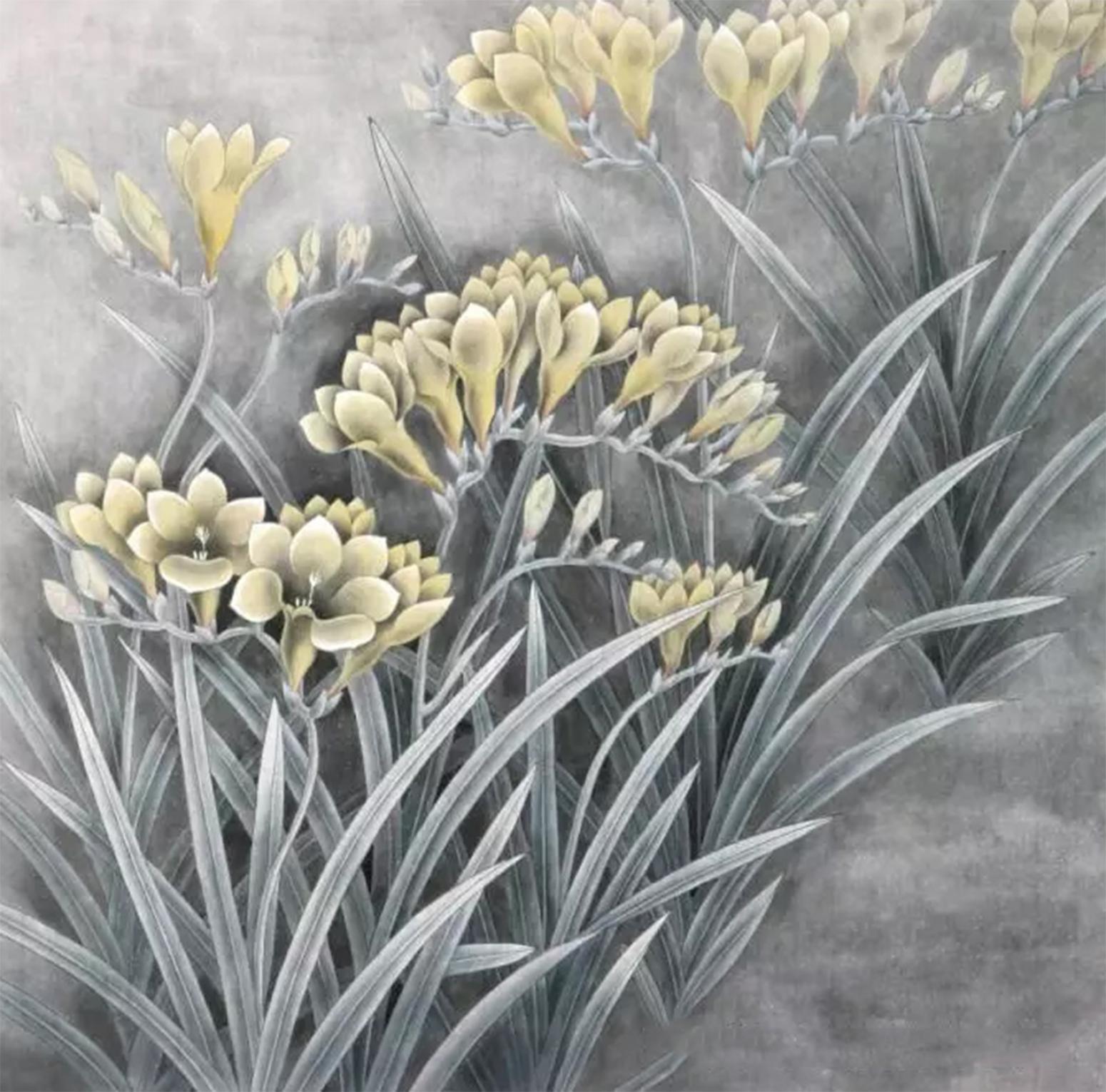 鞠国文国画作品《【花】作者鞠国文》【图0】