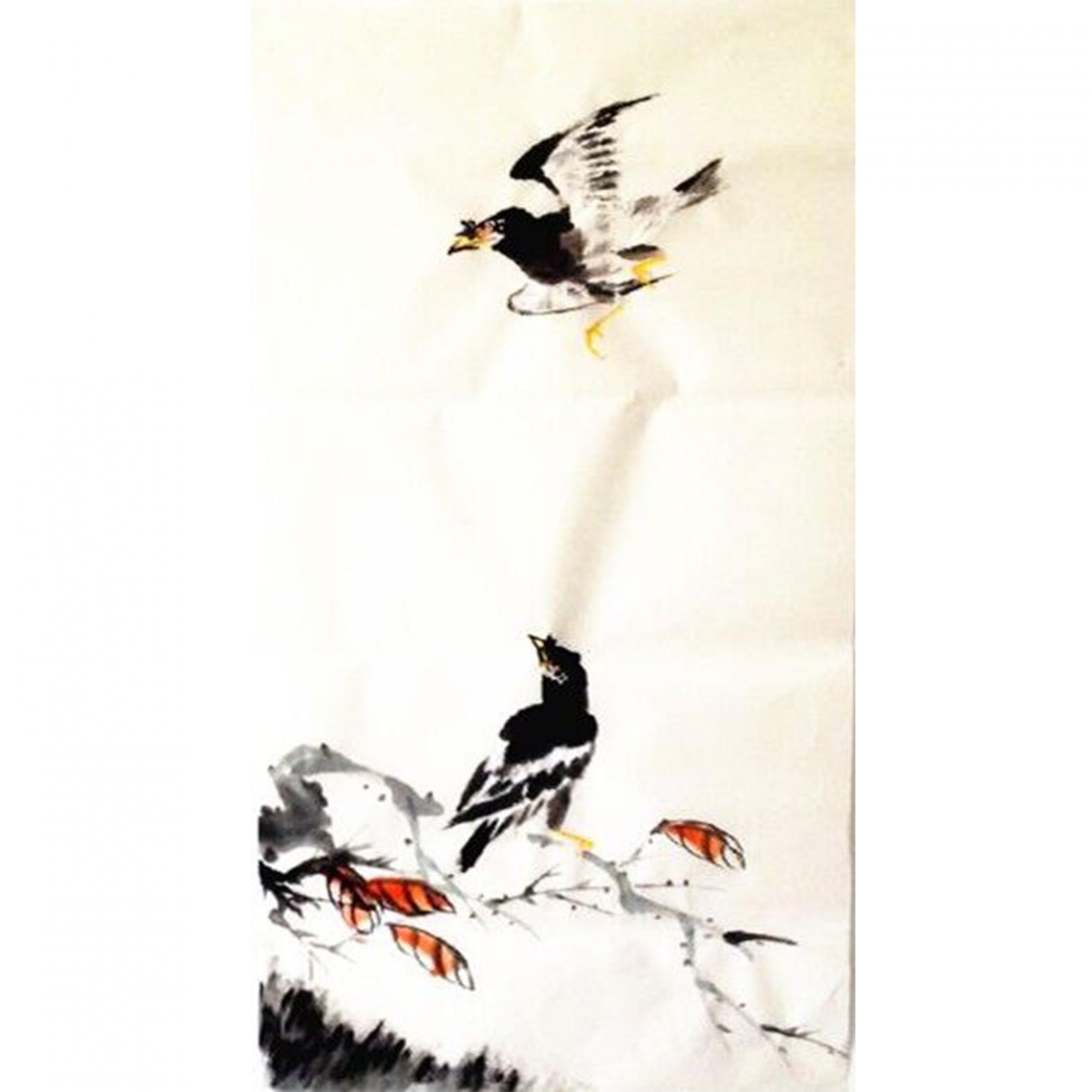 王怀广国画作品《【花鸟10】作者王怀广》