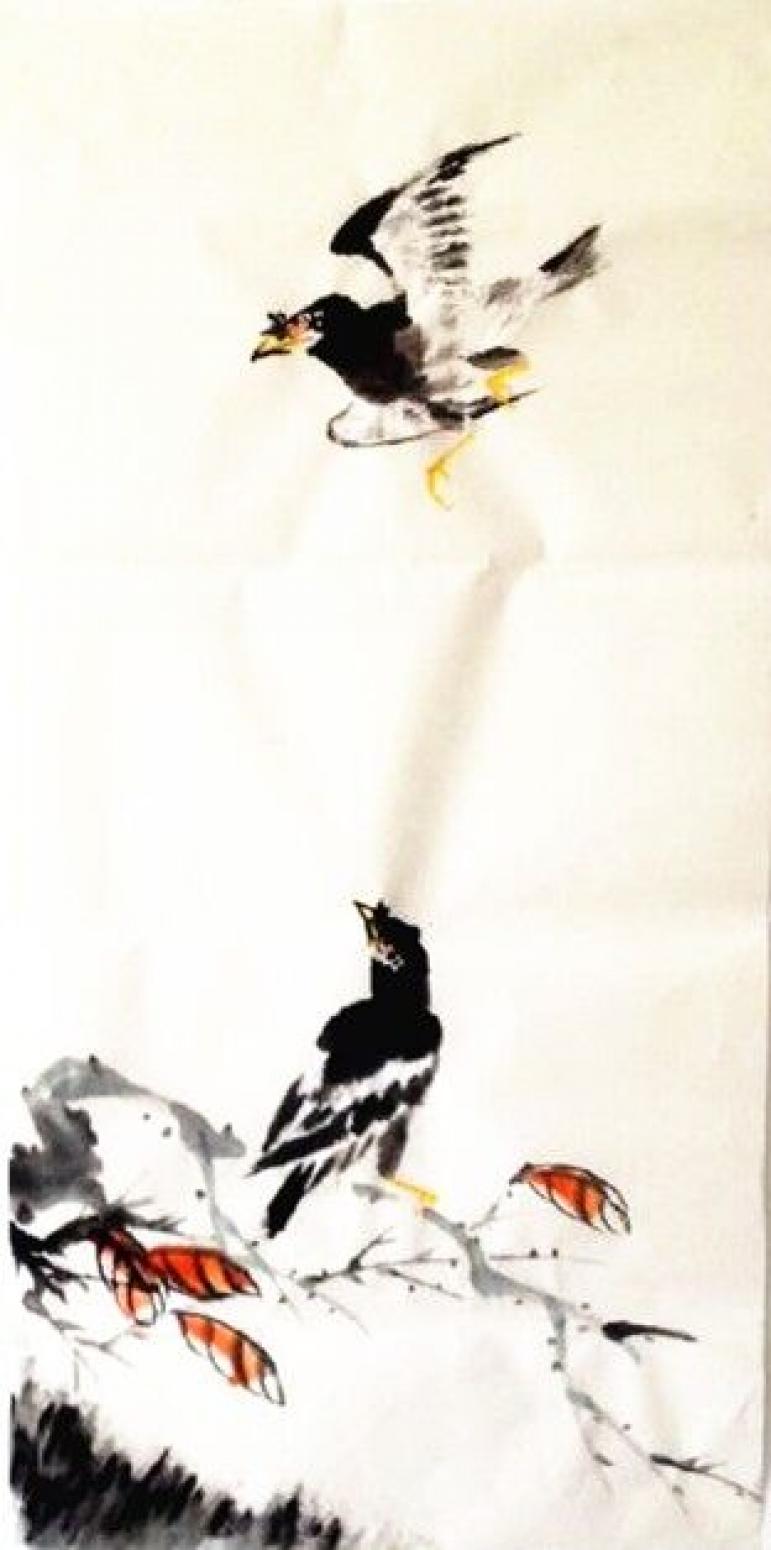 王怀广国画作品《【花鸟10】作者王怀广》【图0】