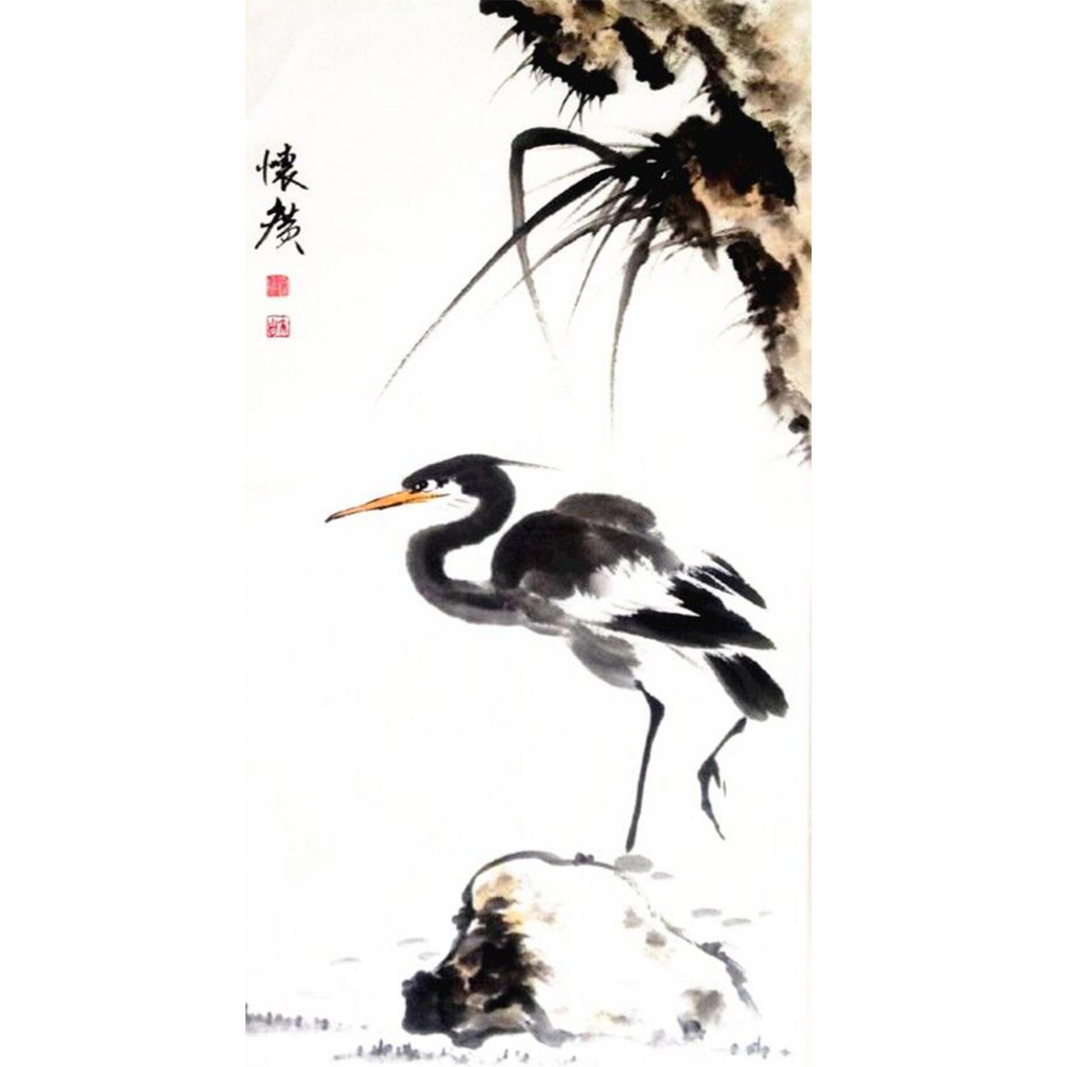 王怀广国画作品《【花鸟11】作者王怀广》