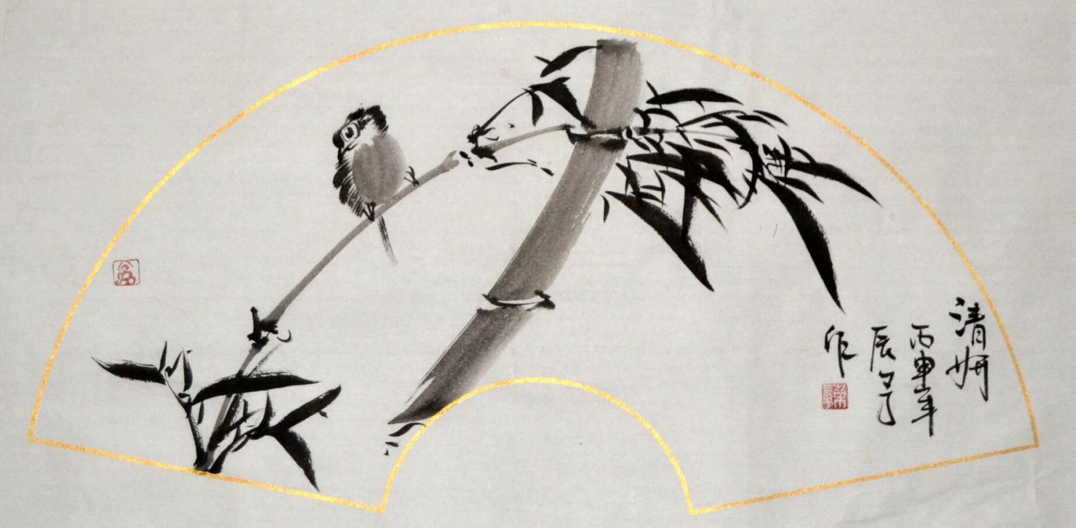 李清山国画作品《【花鸟4】作者李清山》【图0】