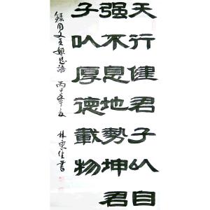 艺术品图片：艺术家林东生书法作品名称《【谚语】作者林东生》价格960.00 元