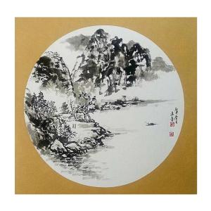 高勇利国画作品《【泛舟】作者高勇利》价格240.00元