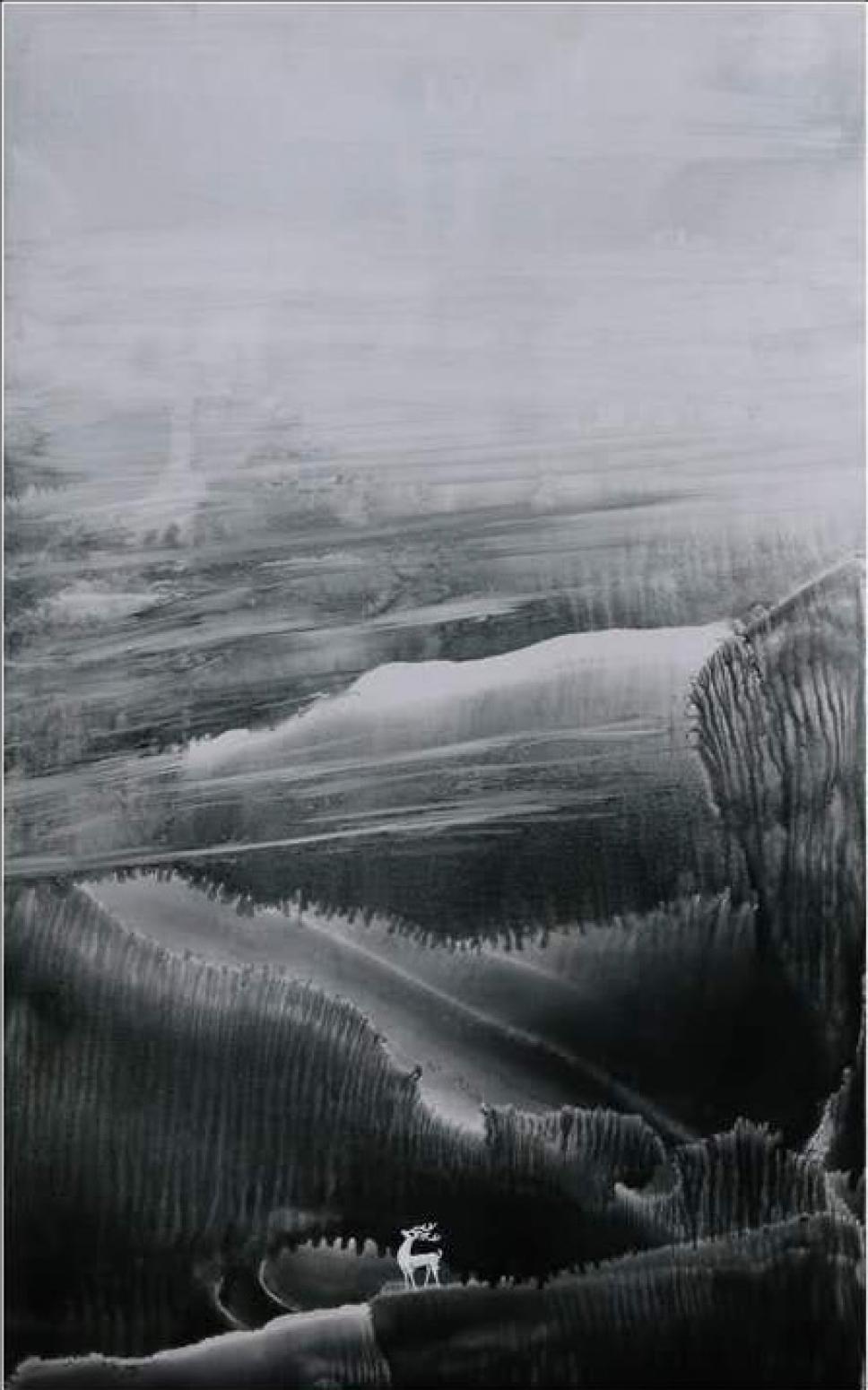 覃时明月油画作品《【幻想画1】作者覃时明月》【图0】