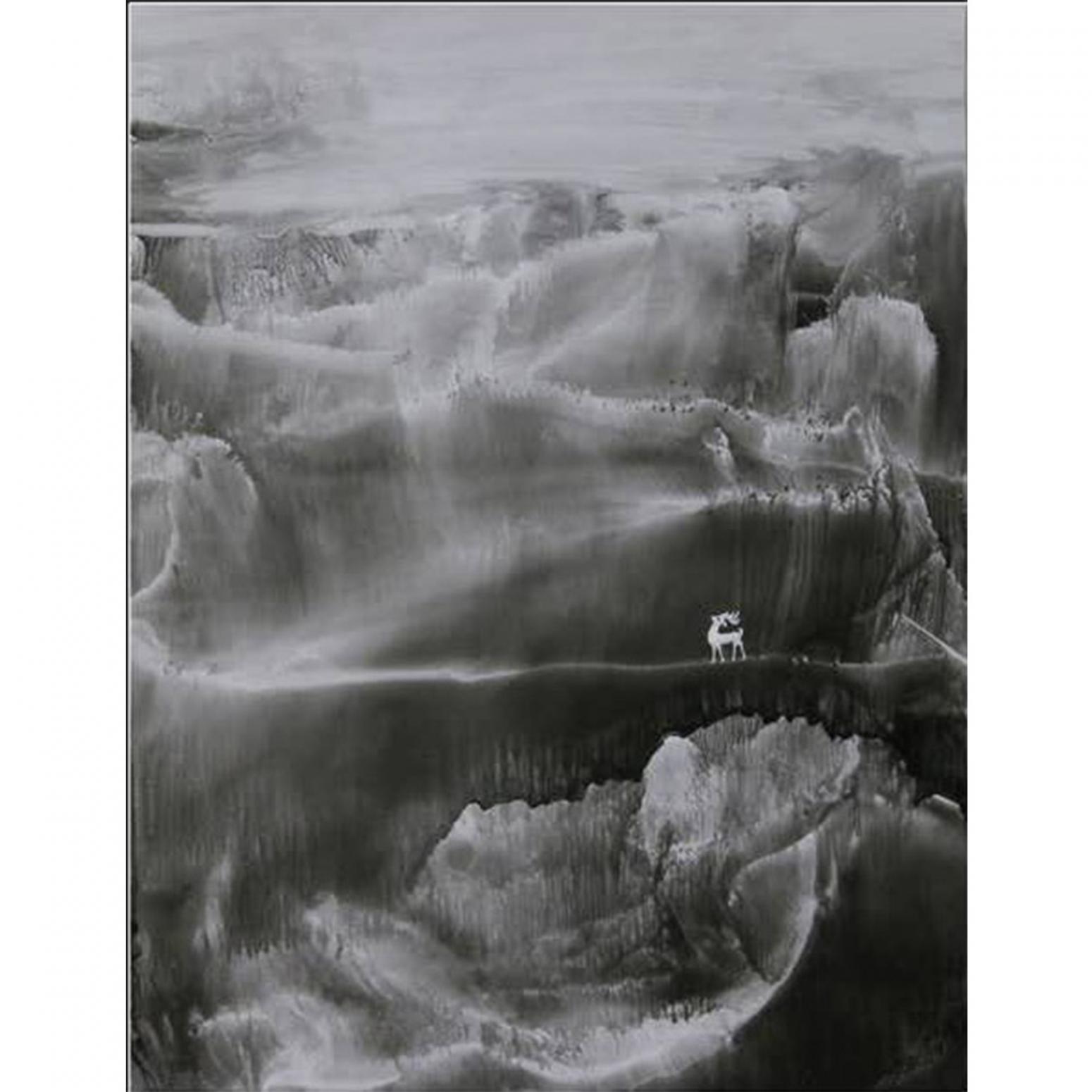 覃时明月油画作品《【幻象画2】作者覃时明月》