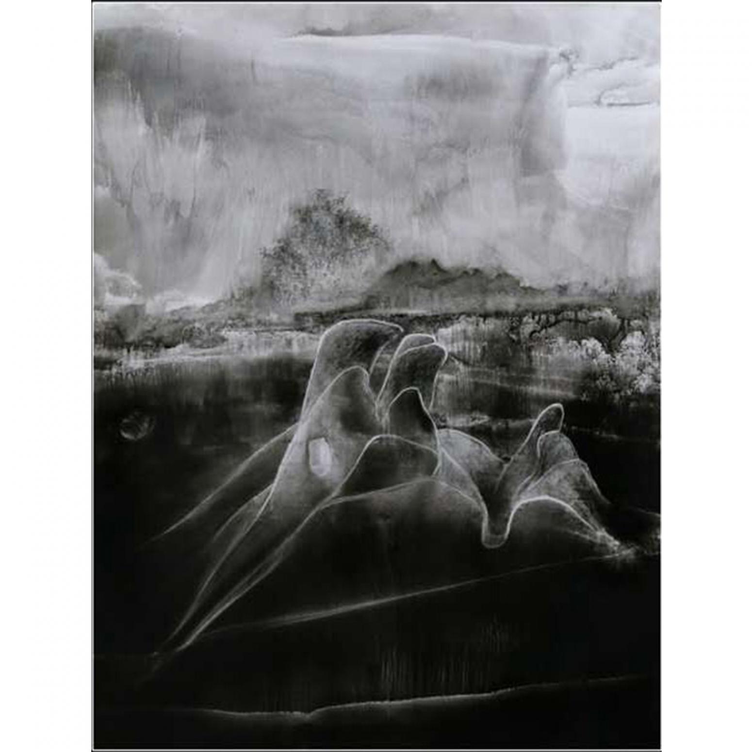 覃时明月油画作品《【幻象画4】作者覃时明月》