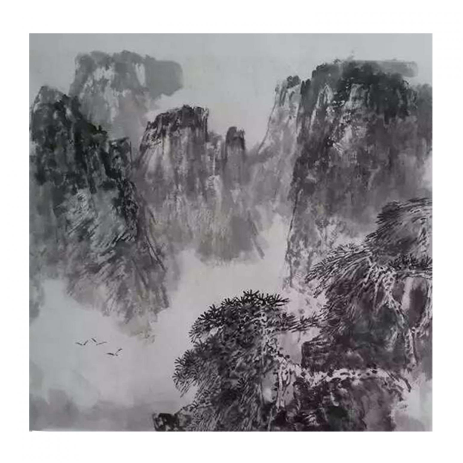 范云平国画作品《【山水1】作者范云平》