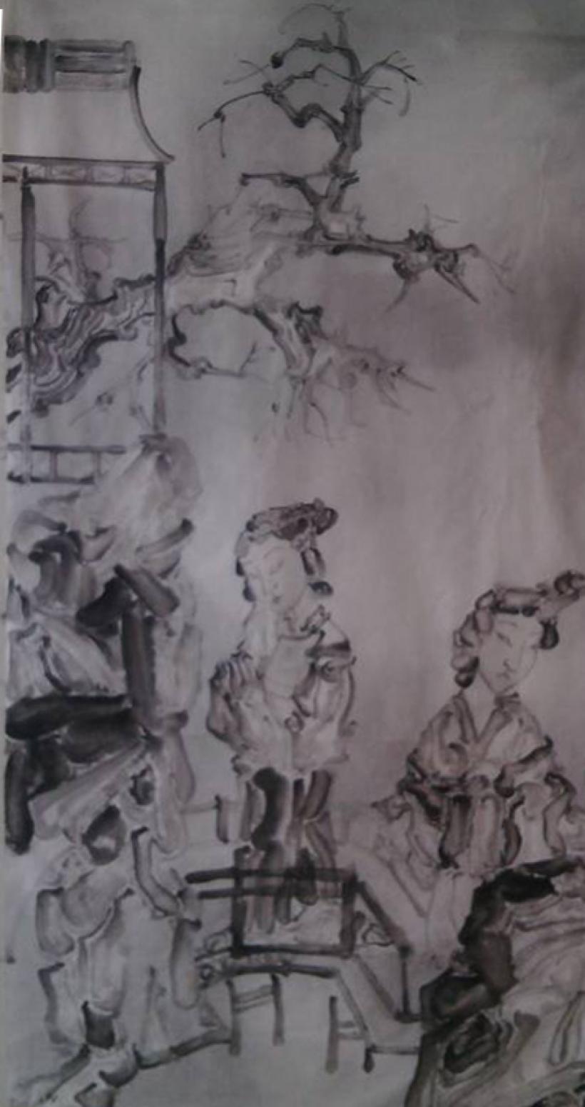 范云平国画作品《【人物5】作者范云平》【图0】